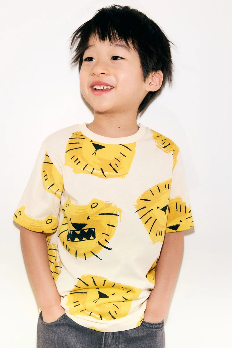 اتش اند ام تيشيرت مطبوع